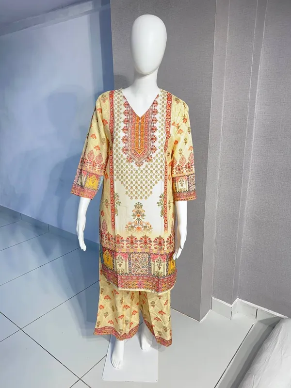 Yellow_Rayon_Straight_Floral_Kurta_Palazzo_Set_For_Women