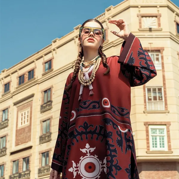 Maroon_Korean_Bsy_Relaxed_Printed_Co-Ord_Set_For_Women