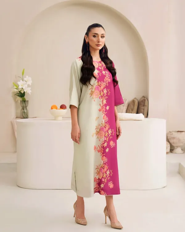 Pink_Linen_Straight_Floral_Print_Kurta_For_Women