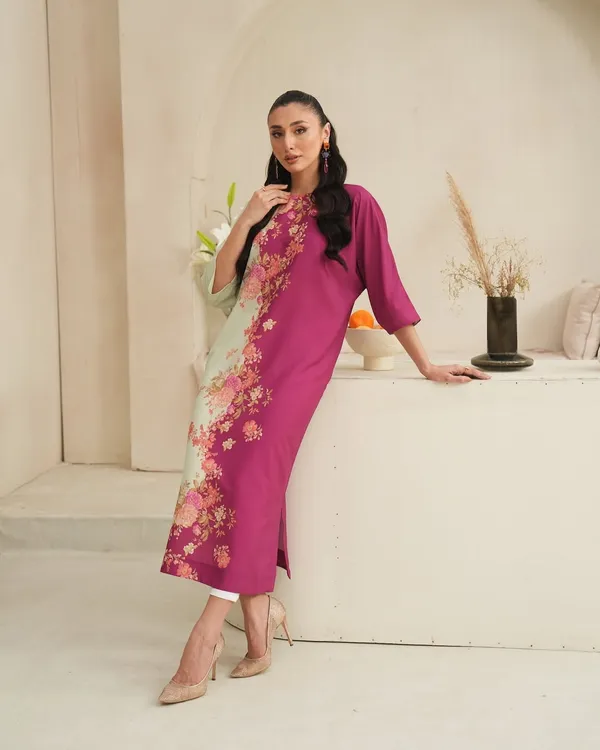 Pink_Linen_Straight_Floral_Print_Kurta_For_Women