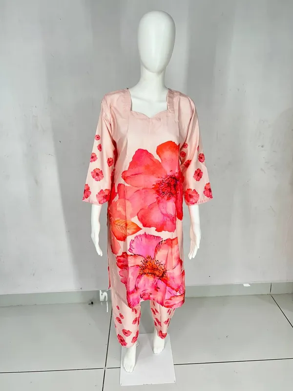 Pink_Rayon_Straight_Floral_Kurta_Set_For_Women