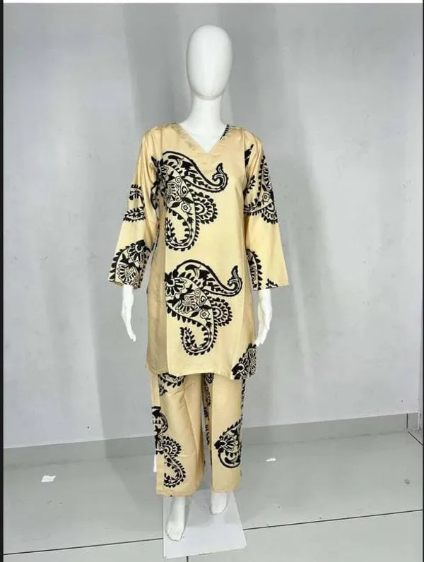 Beige_Rayon_Printed_Kurta_Palazzo_Set_For_Women