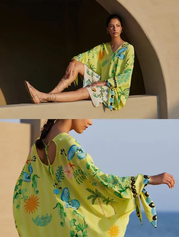 Yellow_Cotton_Relaxed_Fit_Floral_Beach_Dress_For_Women