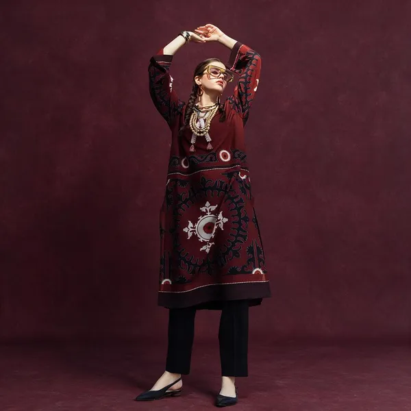 Maroon_Korean_Bsy_Relaxed_Printed_Co-Ord_Set_For_Women