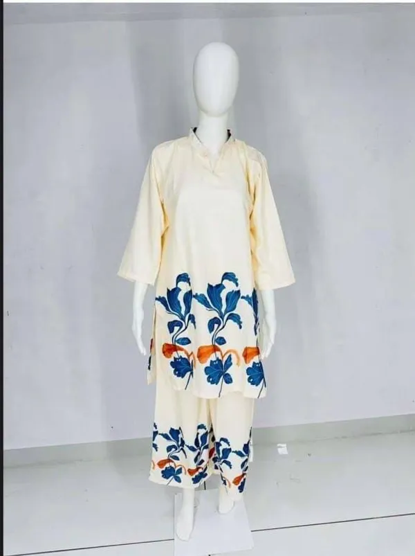 Ivory_Rayon_Straight_Floral_Kurta_Set_For_Women