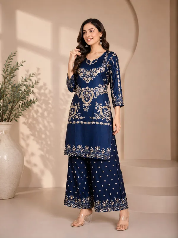 Blue_Rayon_Straight_Printed_Kurta_Palazzo_Set_For_Women
