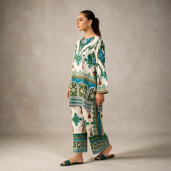 Green_Korean_Bsy_Printed_Co-Ord_Set_For_Women