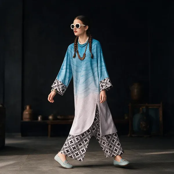 Blue_Linen_Color_Block_Relaxed_Co-Ord_Set_For_Women