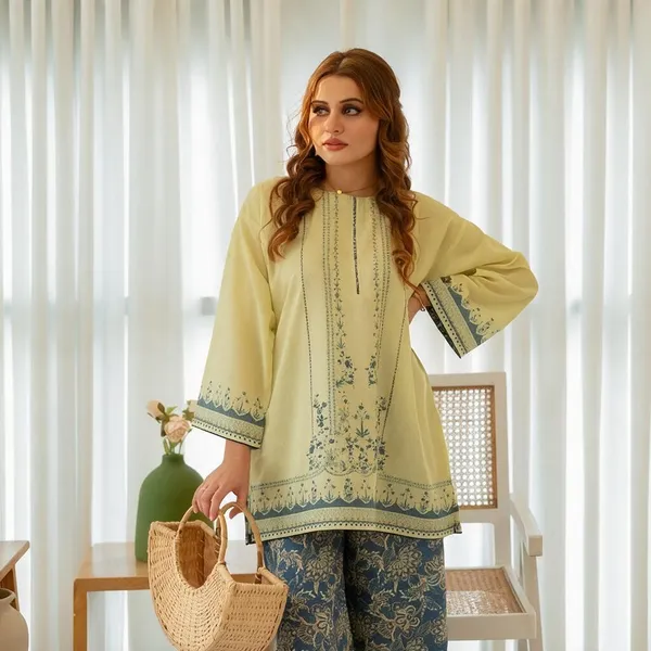 Yellow_Korean_Bsy_Printed_Straight_Kurta_Palazzo_Set_For_Women