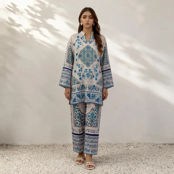 White_Korean_Bsy_Relaxed_Floral_Printed_Co-Ord_Set_For_Women