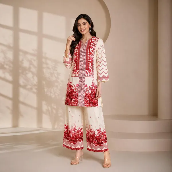 Cream_Rayon_Straight_Kurta_Palazzo_Set_For_Women