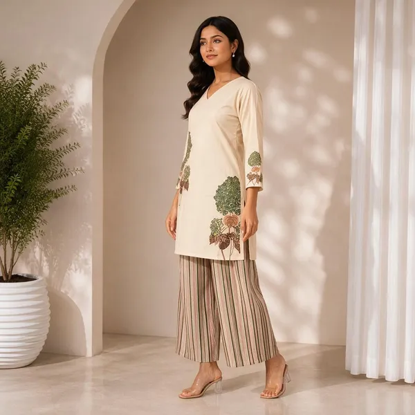 Beige_Rayon_Printed_Straight_Kurta_Palazzo_Set_For_Women