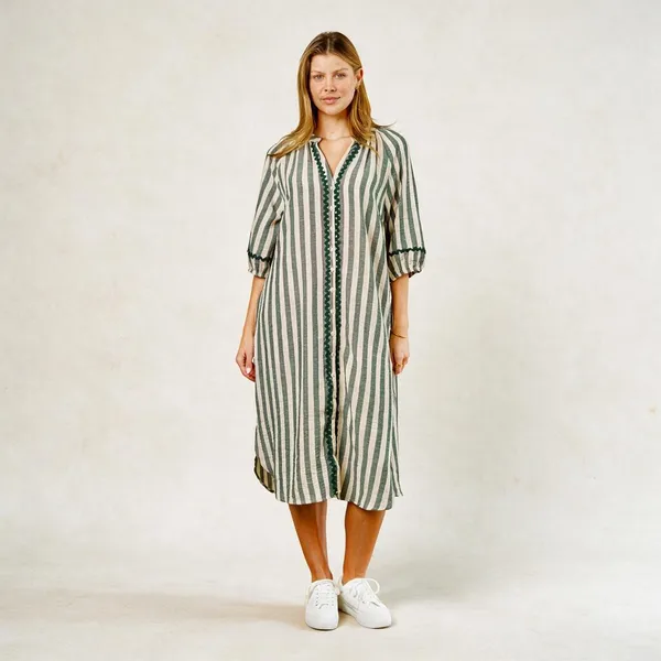 Grey_Linen_Striped_Straight_Kurta_For_Women
