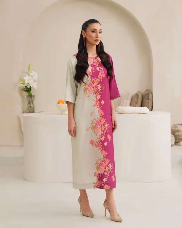 Pink_Linen_Straight_Floral_Print_Kurta_For_Women