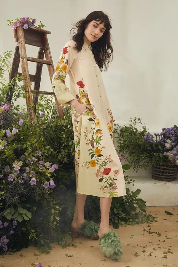 Cream_Linen_Straight_Kurta_For_Women