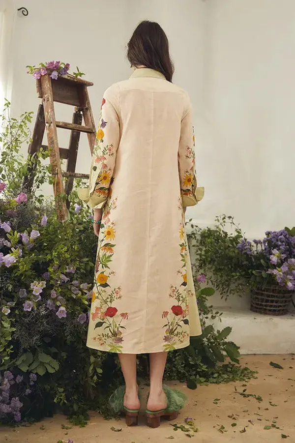 Cream_Linen_Straight_Kurta_For_Women