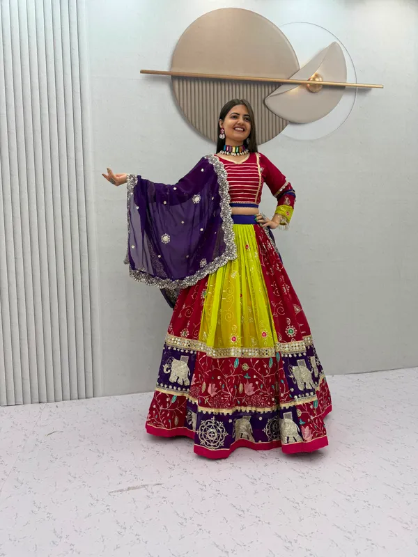 Multicolor_Embroidered_Lehenga_Choli_For_Women