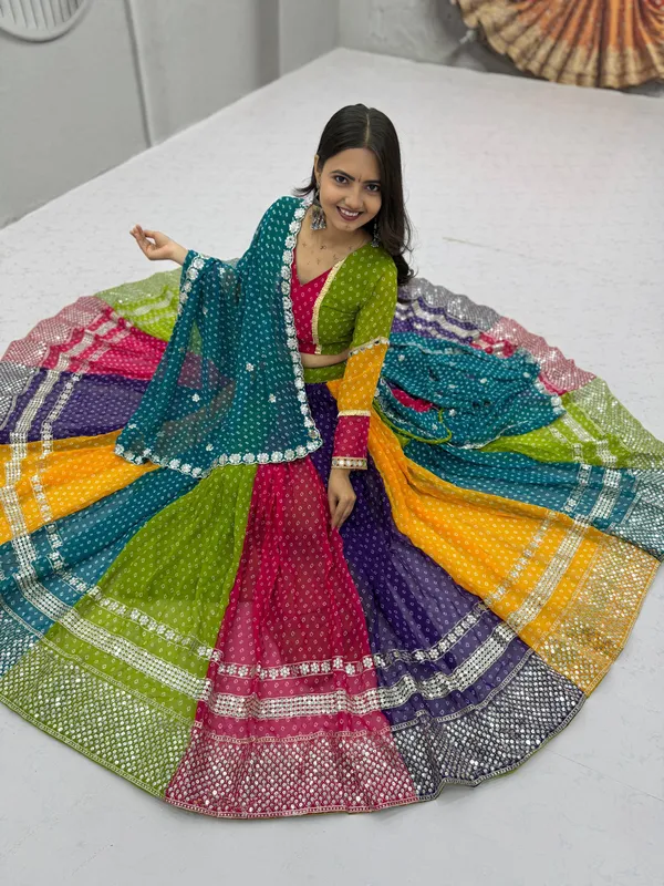 Multicolor_Printed_Lehenga_Choli_Set_For_Women