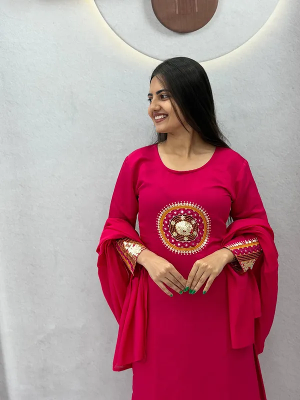 Pink_Embroidered_Straight_Kurta_Set_For_Women