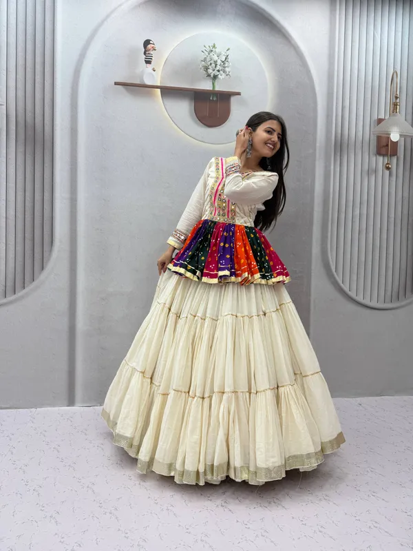 Multicolor_Traditional_Style_Lehenga_Choli_Set_For_Women