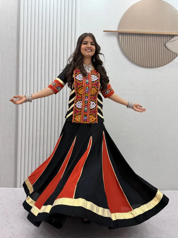 Black_Embroidered_Flared_Lehenga_Choli_For_Women