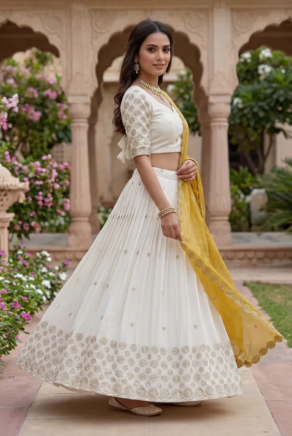 Ivory_Embroidered_Lehenga_Choli_Set_For_Women
