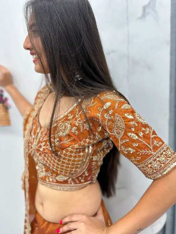 Orange_Embroidered_Lehenga_Choli_For_Women