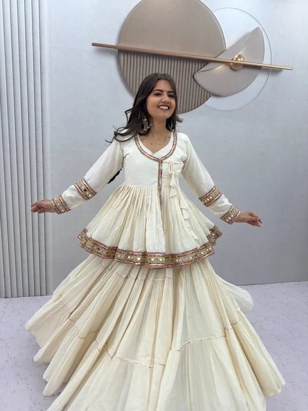Ivory_Embroidered_Anarkali_Lehenga_Set_For_Women