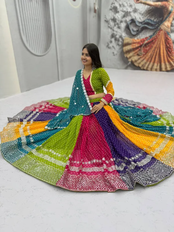 Multicolor_Printed_Lehenga_Choli_Set_For_Women