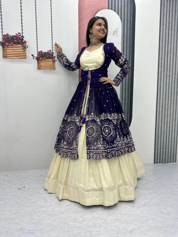 Navy_Blue_Embroidered_Lehenga_Choli_For_Women