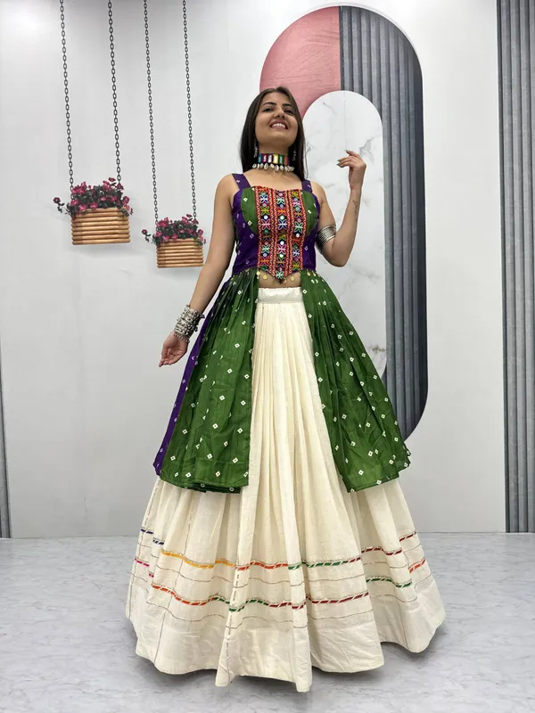 Purple_Green_Printed_Lehenga_Choli_For_Women