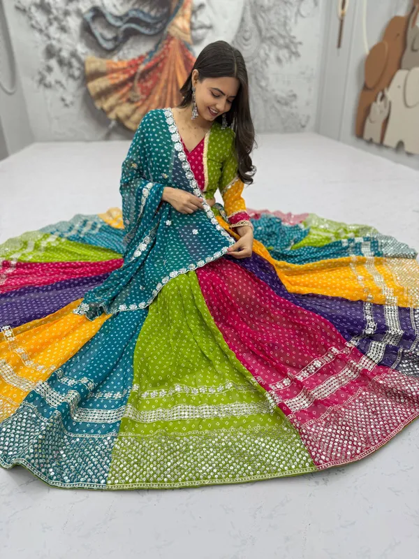 Multicolor_Printed_Lehenga_Choli_Set_For_Women
