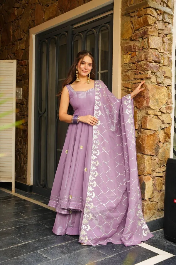 Lavender_Embroidered_Anarkali_Suit_Set_For_Women