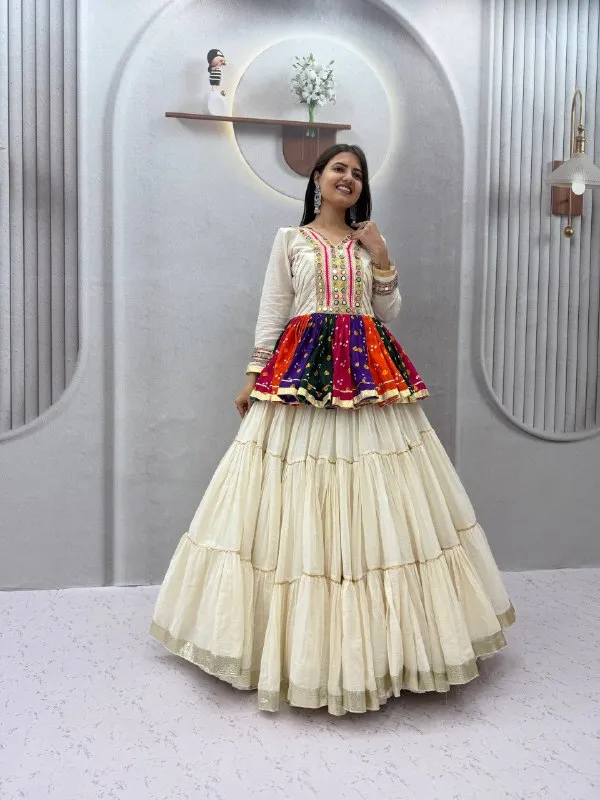 Multicolor_Traditional_Style_Lehenga_Choli_Set_For_Women