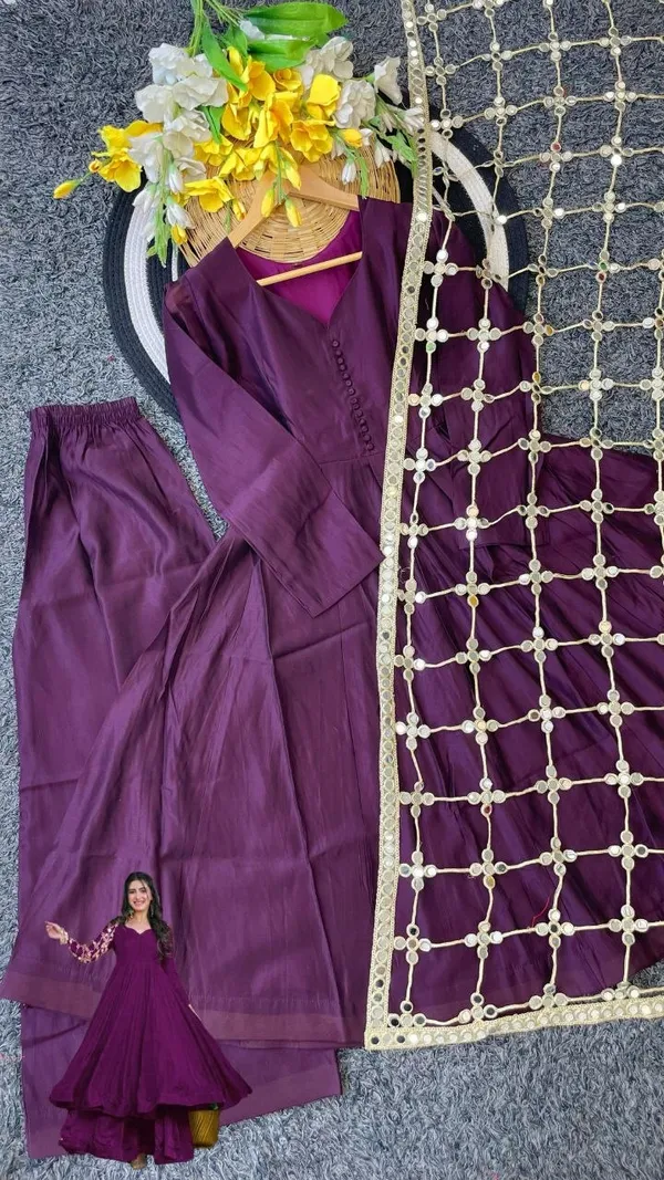 Purple_Anarkali_Suit_Set_For_Women