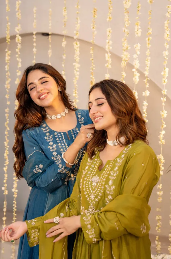 Olive_Green_Embroidered_Anarkali_Suit_Set_For_Women