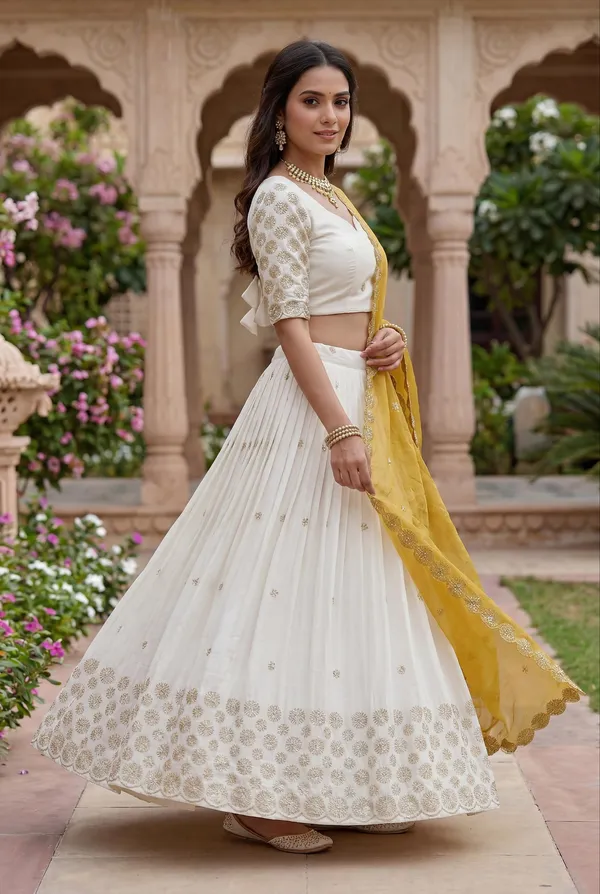 Ivory_Embroidered_Lehenga_Choli_Set_For_Women