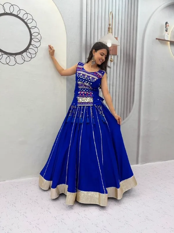 Blue_Embellished_Sleeveless_Lehenga_Choli_For_Women
