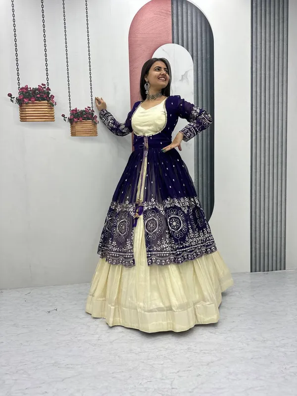 Navy_Blue_Embroidered_Lehenga_Choli_For_Women