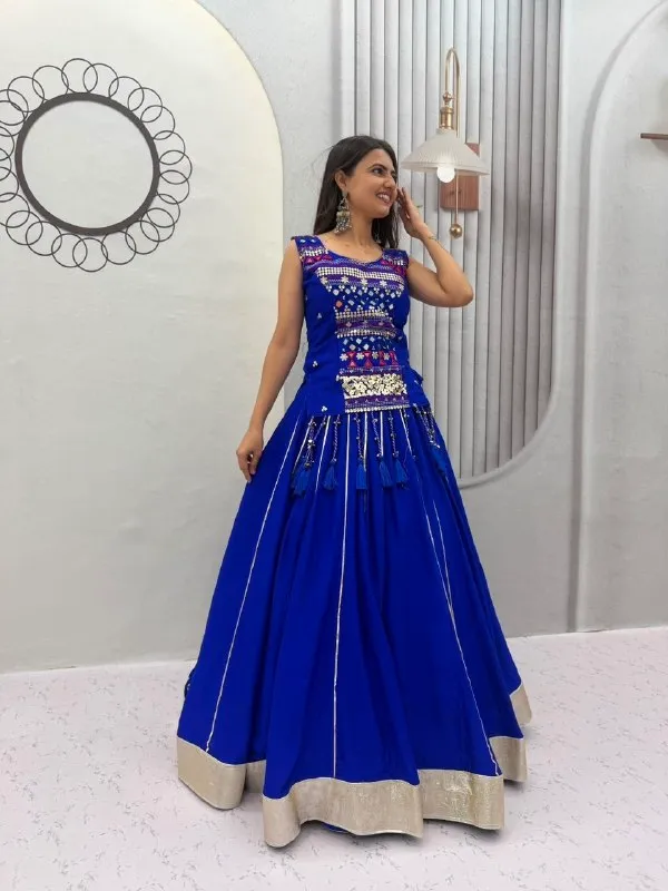 Blue_Embellished_Sleeveless_Lehenga_Choli_For_Women