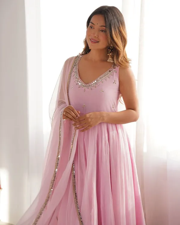 Pink_Embellished_Anarkali_Gown_With_Dupatta_For_Women