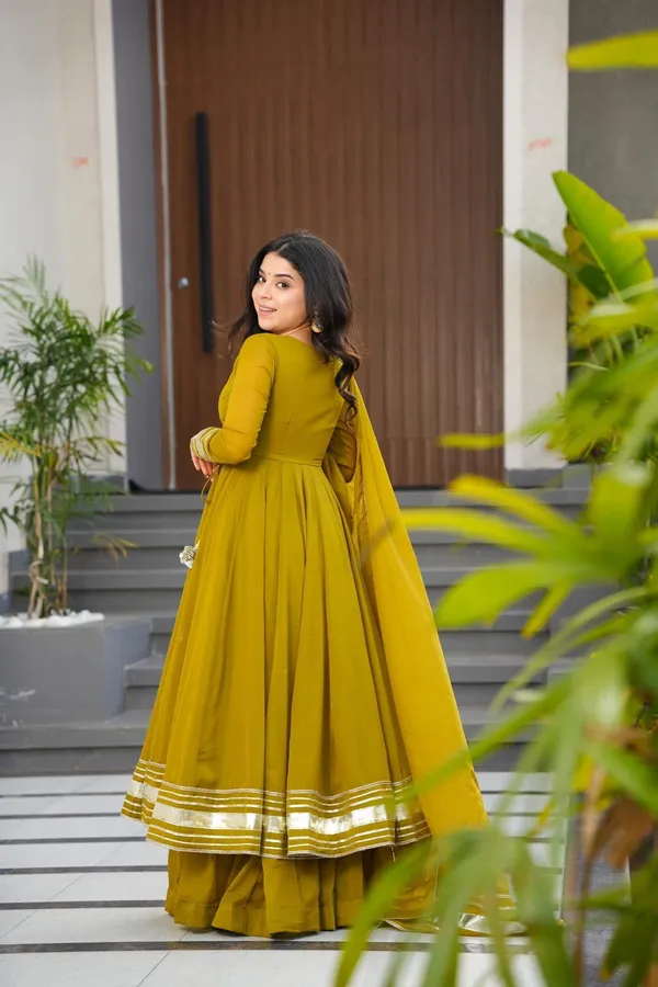 Mustard_Anarkali_Suit_Set_For_Women