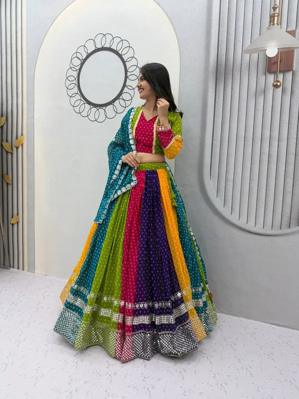 Multicolor_Printed_Lehenga_Choli_Set_For_Women
