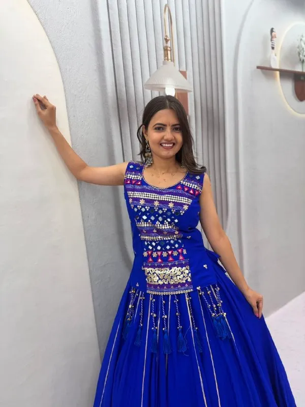 Blue_Embellished_Sleeveless_Lehenga_Choli_For_Women