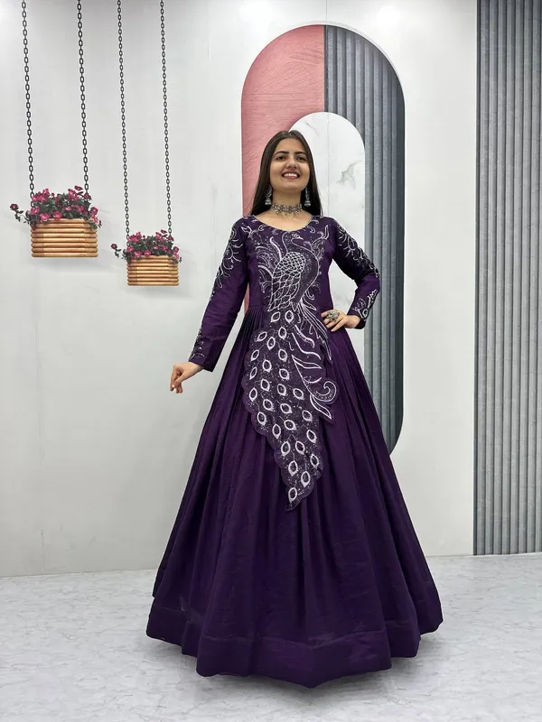Purple_Embroidered_Anarkali_Gown_For_Women