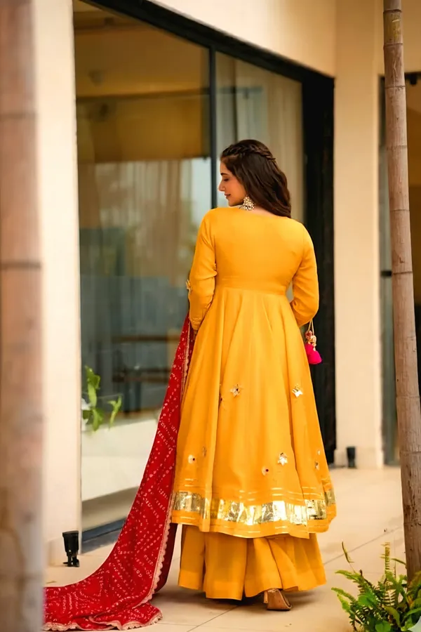 Mustard_Embroidered_Anarkali_Suit_Set_For_Women