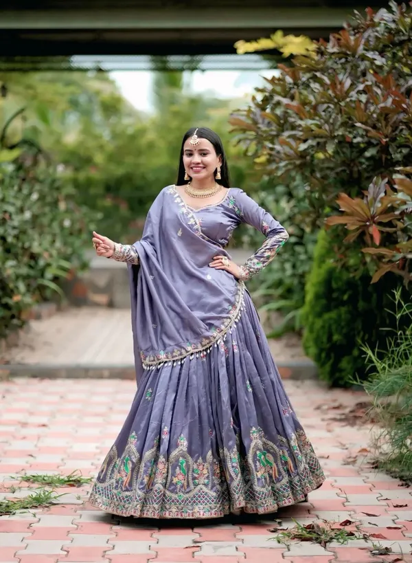Lavender_Embroidered_Lehenga_Choli_For_Women