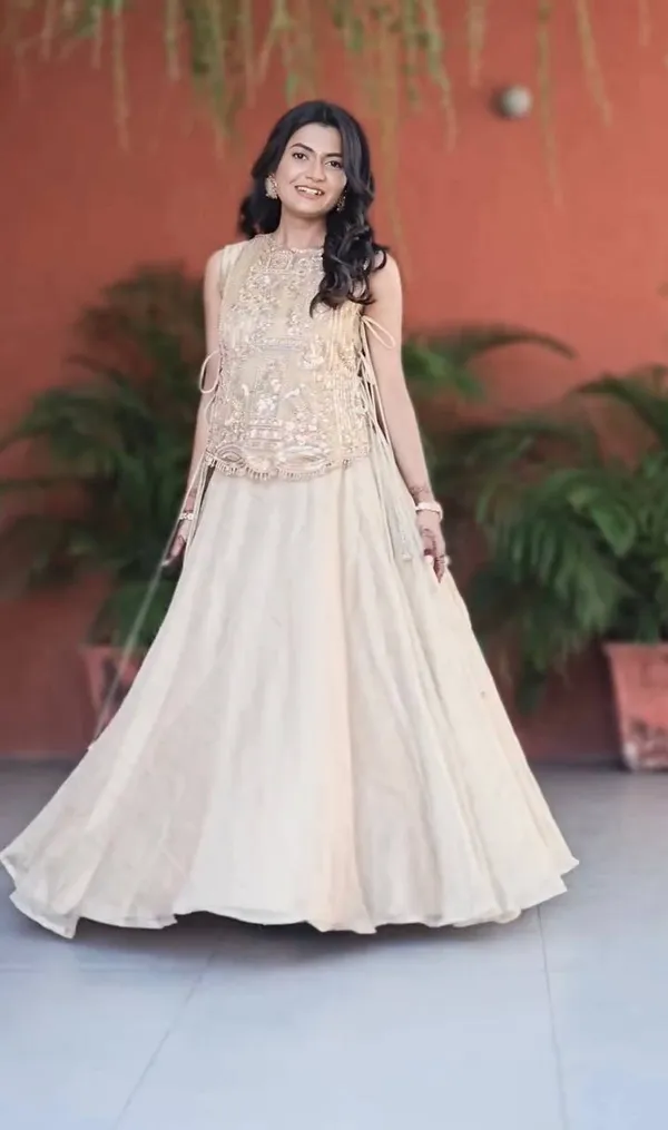 Ivory_Embellished_Flared_Lehenga_Set_For_Women