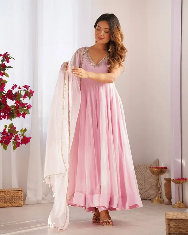 Pink_Embellished_Anarkali_Gown_With_Dupatta_For_Women