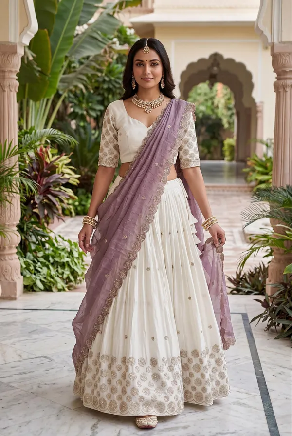 Ivory_Embroidered_Lehenga_Choli_Set_For_Women